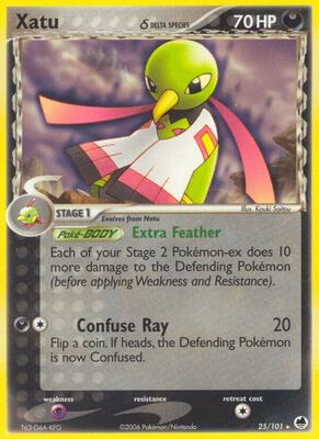 Xatu (Delta Species) card from EX Dragon Frontiers