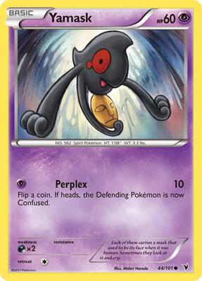 Yamask (44) card from Noble Victories