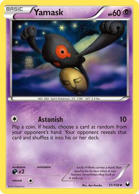 Yamask card from Dark Explorers