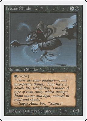 Frozen Shade card from Unlimited Edition