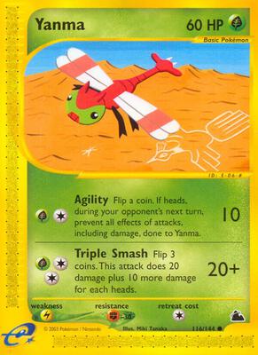 Yanma card from Skyridge