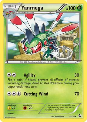 Yanmega card from Dragons Exalted