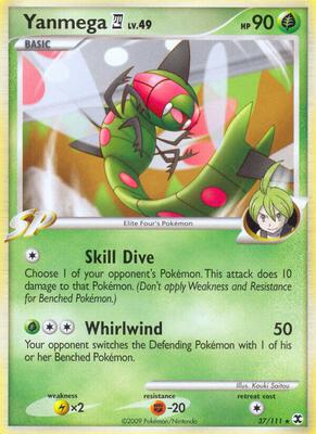 Yanmega E4 card from Rising Rivals