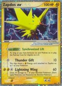 Zapdos ex - 033 (EX Collector's Window Tins) card from Nintendo Promos