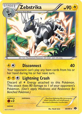 Zebstrika card from Next Destinies