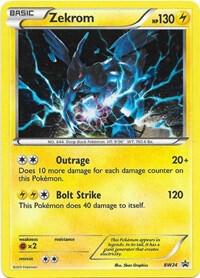 Zekrom - BW24 card from Black and White Promos