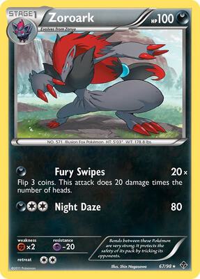 Zoroark card from Emerging Powers