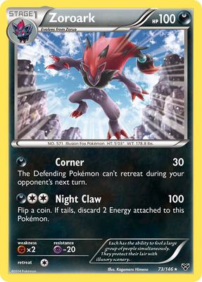Zoroark card from XY Base Set