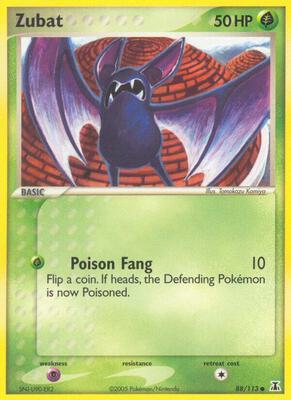 Zubat card from EX Delta Species