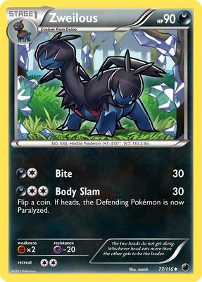 Zweilous card from Plasma Freeze