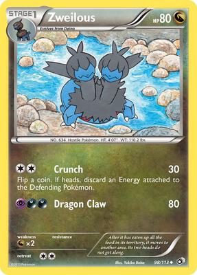 Zweilous card from Legendary Treasures