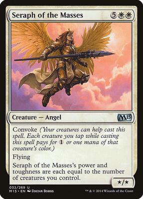 Seraph of the Masses card from Magic 2015 (M15)