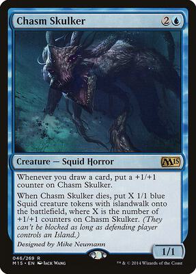 Chasm Skulker card from Magic 2015 (M15)