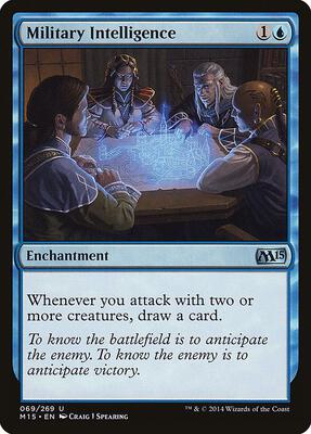 Military Intelligence card from Magic 2015 (M15)