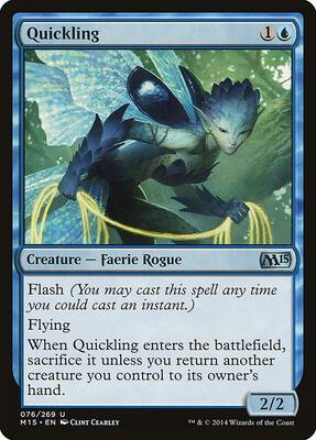 Quickling card from Magic 2015 (M15)