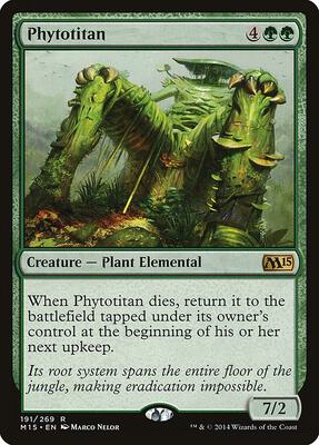Phytotitan card from Magic 2015 (M15)