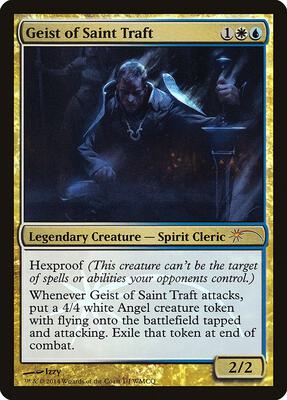 Geist of Saint Traft card from WMCQ Promo Cards