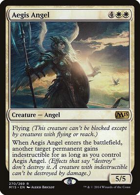 Aegis Angel card from Magic 2015 (M15)