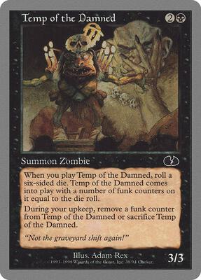 Temp of the Damned card from Unglued