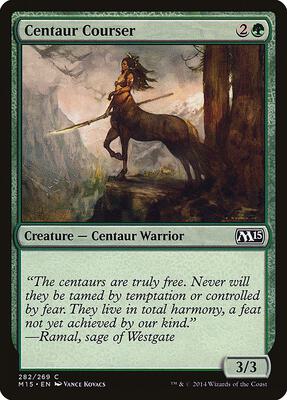 Centaur Courser card from Magic 2015 (M15)