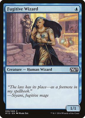 Fugitive Wizard card from Magic 2015 (M15)