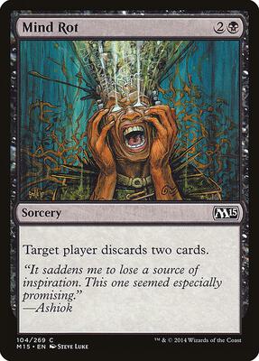 Mind Rot card from Magic 2015 (M15)