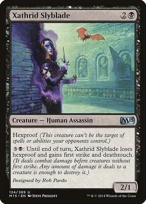 Xathrid Slyblade card from Magic 2015 (M15)