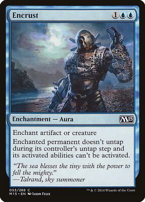 Encrust card from Magic 2015 (M15)