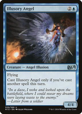 Illusory Angel card from Magic 2015 (M15)