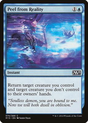 Peel from Reality card from Magic 2015 (M15)