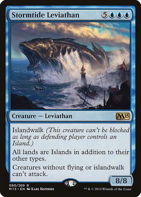 Stormtide Leviathan card from Magic 2015 (M15)