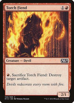Torch Fiend card from Magic 2015 (M15)
