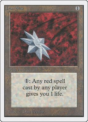 Iron Star card from Unlimited Edition