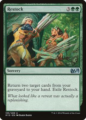 Restock card from Magic 2015 (M15)