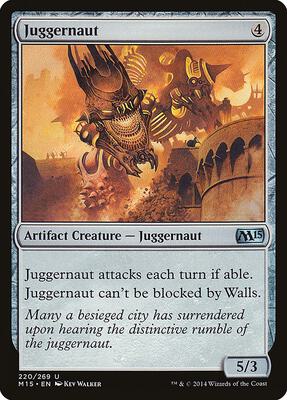Juggernaut card from Magic 2015 (M15)