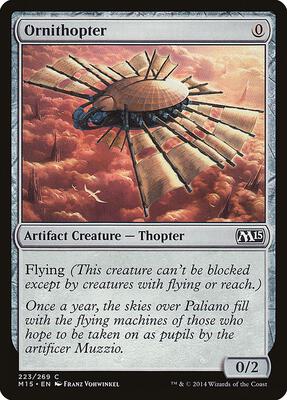 Ornithopter card from Magic 2015 (M15)
