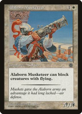 Alaborn Musketeer card from Portal Second Age