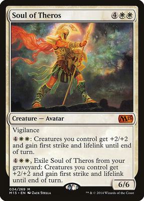 Soul of Theros card from Magic 2015 (M15)