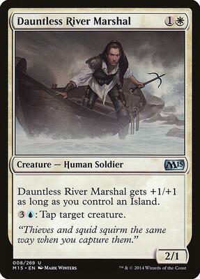Dauntless River Marshal card from Magic 2015 (M15)