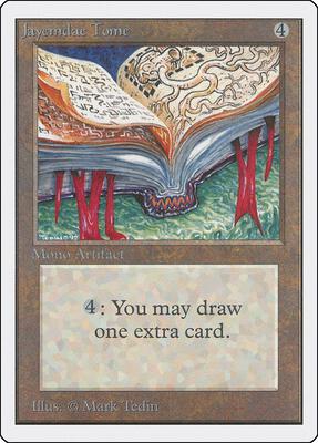 Jayemdae Tome card from Unlimited Edition