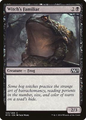 Witch's Familiar card from Magic 2015 (M15)