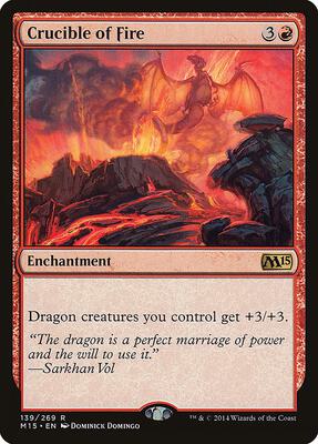 Crucible of Fire card from Magic 2015 (M15)