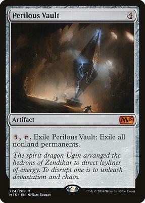 Perilous Vault card from Magic 2015 (M15)
