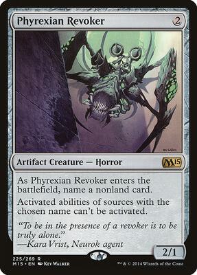 Phyrexian Revoker card from Magic 2015 (M15)