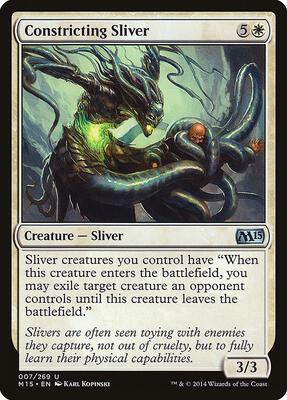 Constricting Sliver card from Magic 2015 (M15)