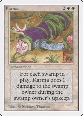 Karma card from Unlimited Edition