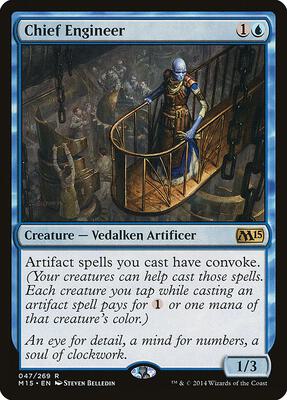 Chief Engineer card from Magic 2015 (M15)