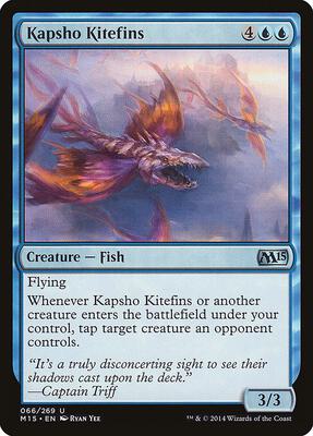Kapsho Kitefins card from Magic 2015 (M15)