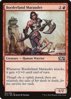 Borderland Marauder card from Magic 2015 (M15)