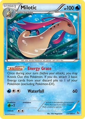 Milotic card from XY - Flashfire